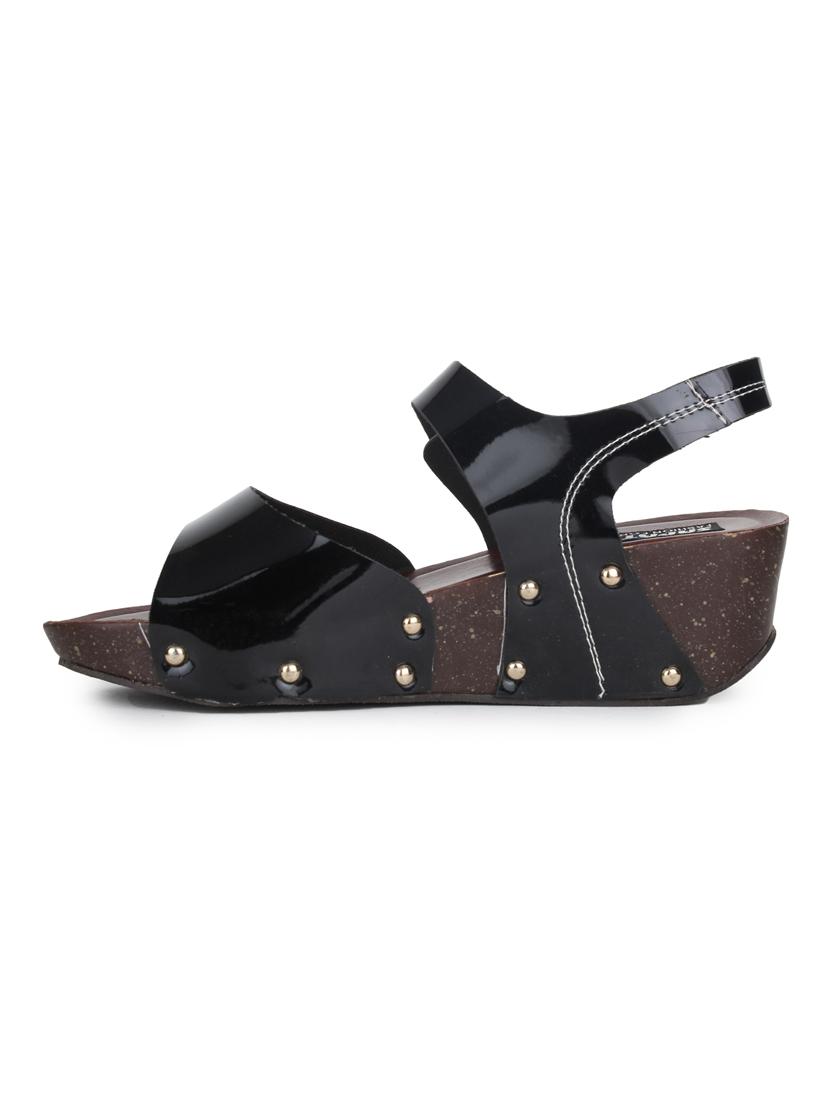 black ankle strap wedges - 15561478 - Zoom Image - 2