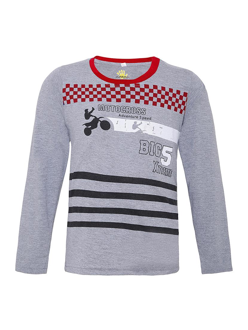 grey cotton pyjama set - 15561520 - Zoom Image - 2