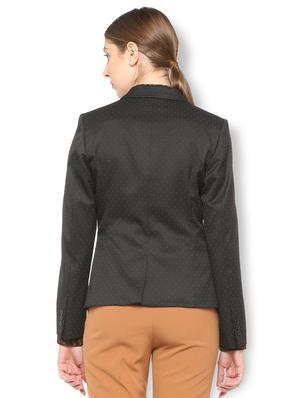 single breasted printed blazer - 15561794 - Standard Image - 2