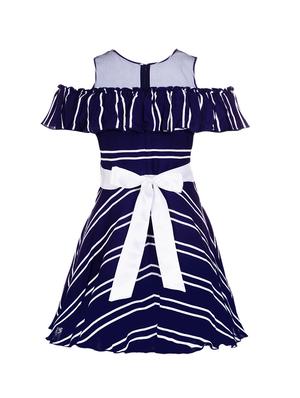 blue rayon frock - 15563286 - Standard Image - 2