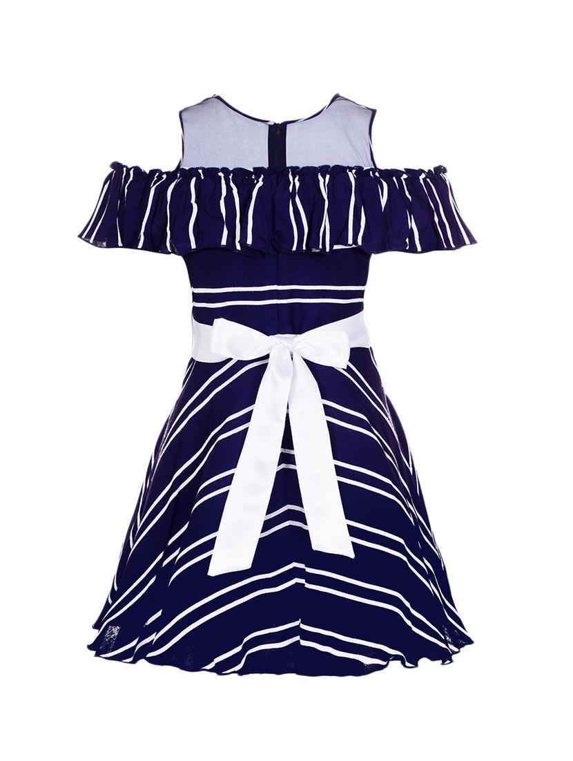 blue rayon frock - 15563286 - Zoom Image - 2