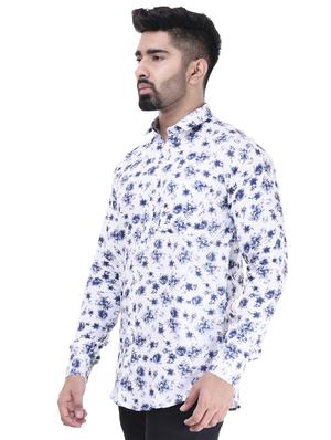 white cotton casual shirt - 15563597 - Standard Image - 2