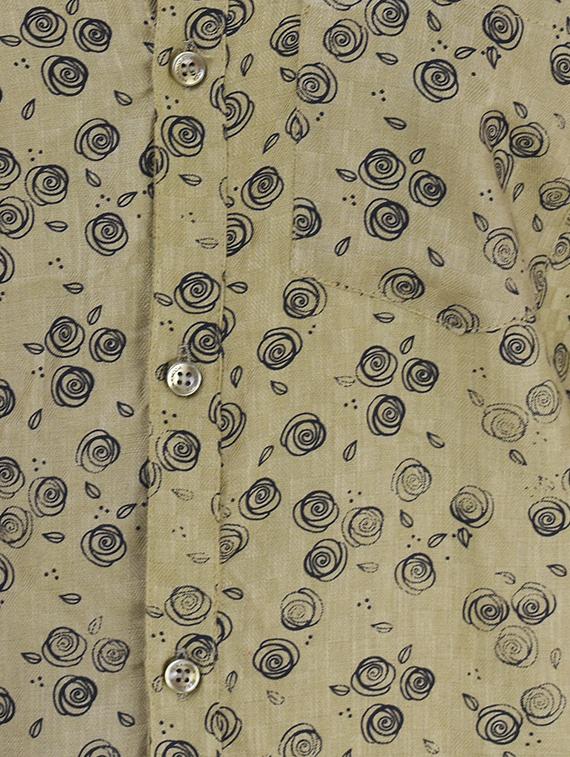 brown cotton casual shirt - 15563612 - Zoom Image - 5