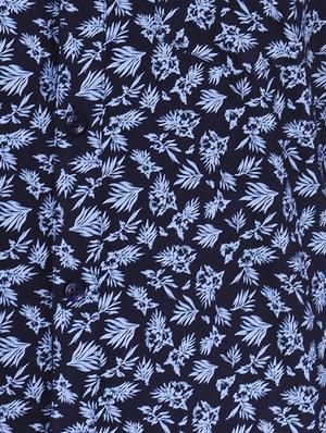 blue cotton casual shirt - 15563614 - Standard Image - 5