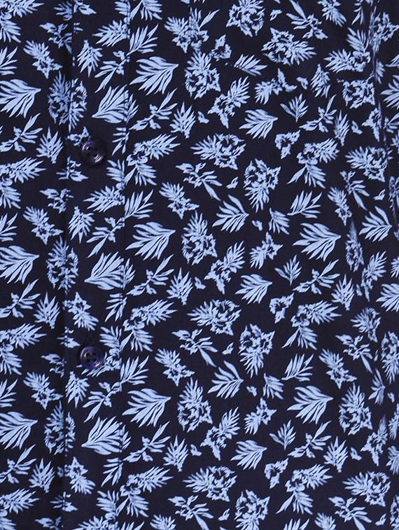 blue cotton casual shirt - 15563614 - Zoom Image - 5