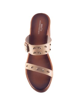 brown slip on sandals - 15563759 - Standard Image - 5