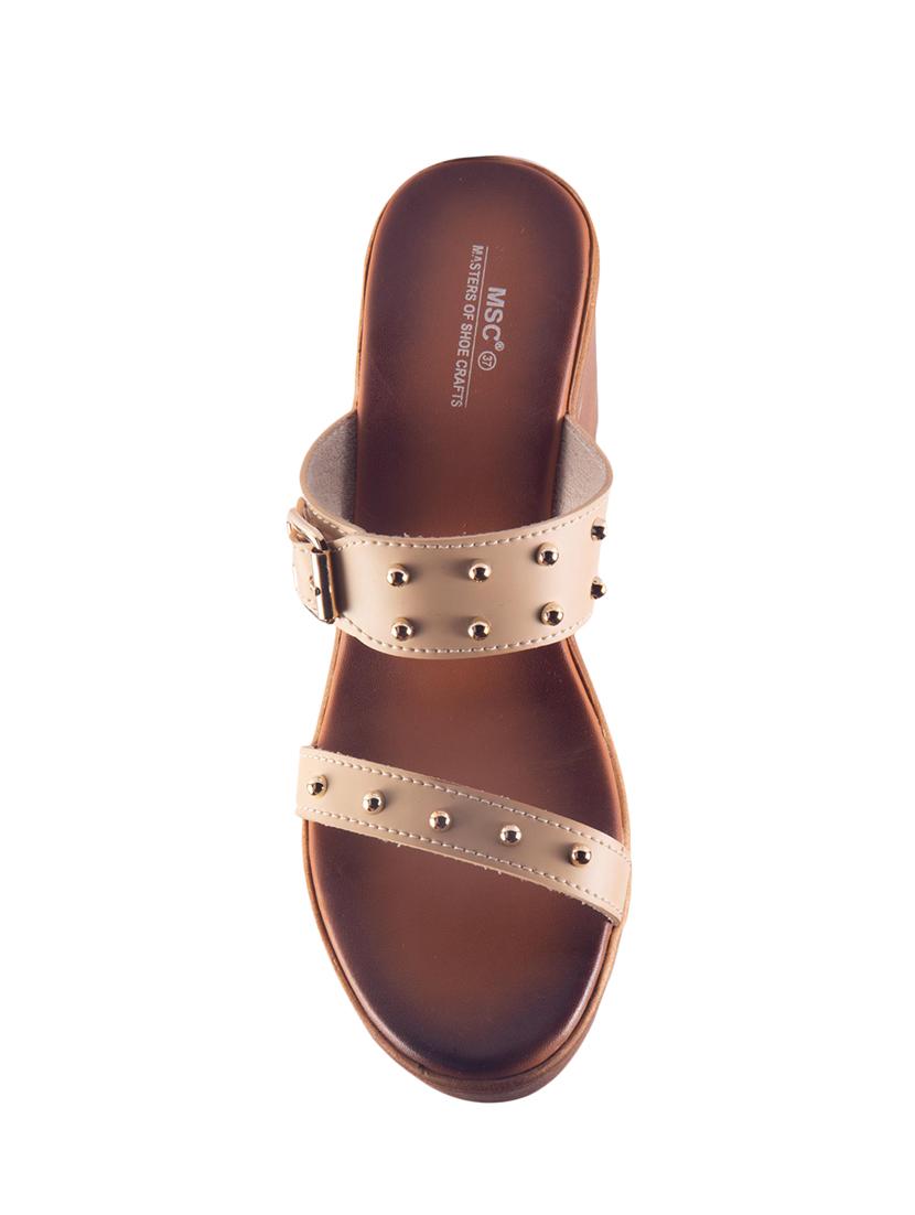 brown slip on sandals - 15563759 - Zoom Image - 5