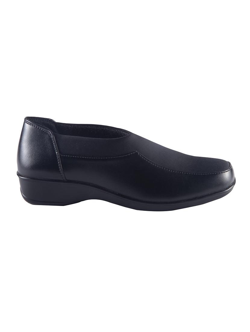 black slip on formal shoes - 15563767 - Zoom Image - 2