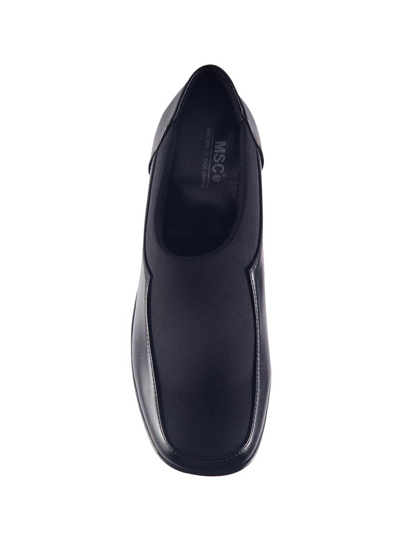 black slip on formal shoes - 15563767 - Zoom Image - 5