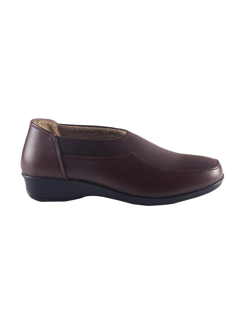 brown slip on formal shoes - 15563768 - Zoom Image - 2