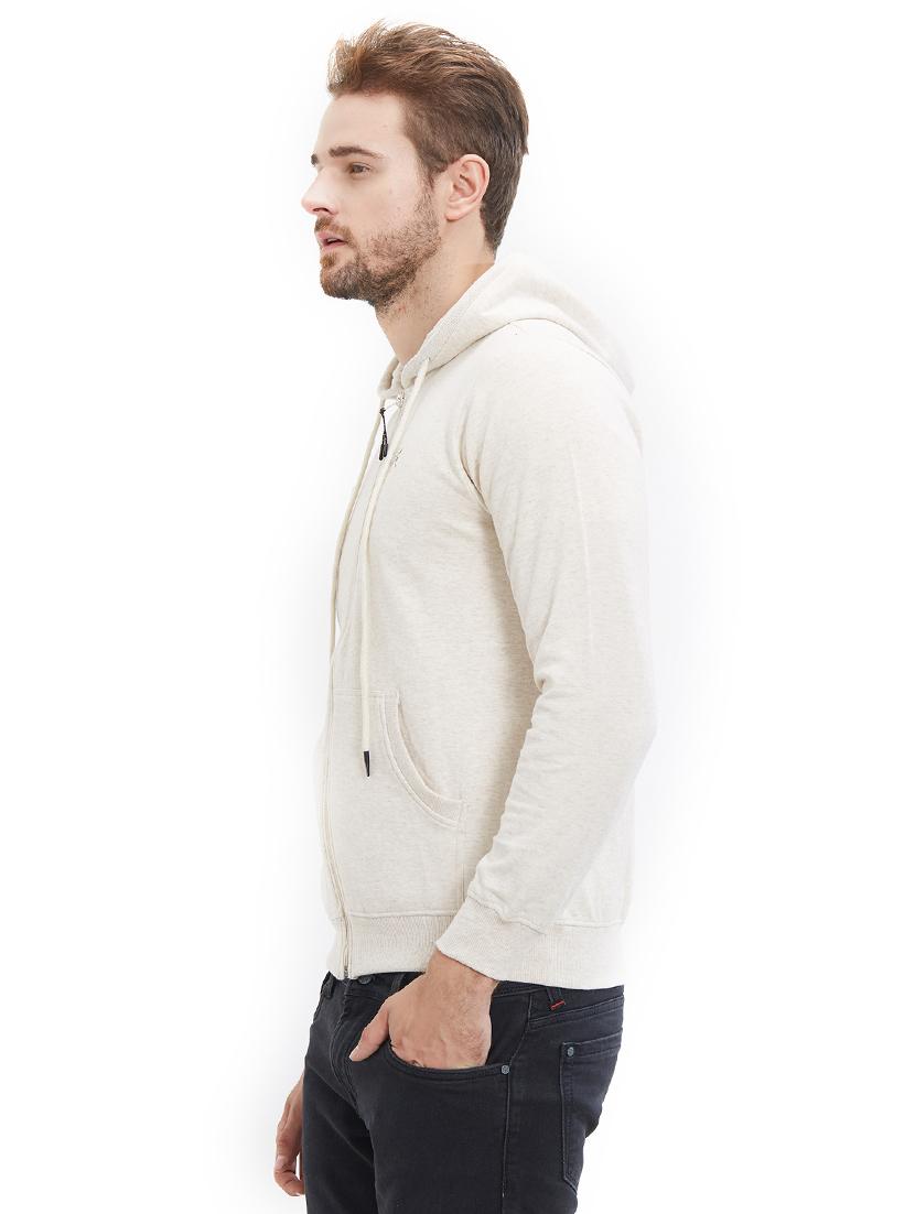 beige cotton sweatshirt - 15563937 - Zoom Image - 2