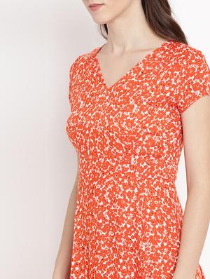 ditsy floral flared dress - 15566293 - Standard Image - 5
