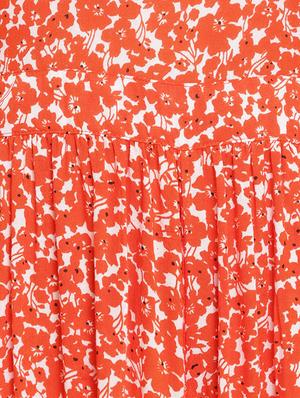 gathered detail flared jumpsuit - 15566299 - Standard Image - 5