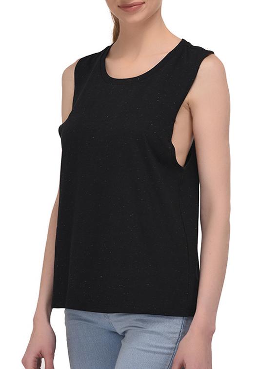 round neck melange tank top - 15569172 - Zoom Image - 2