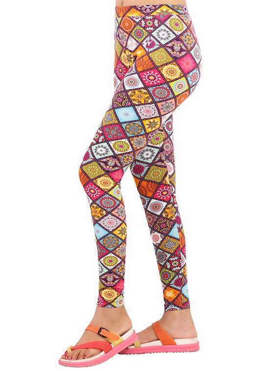 pink printed legging - 15569801 - Zoom Image - 2