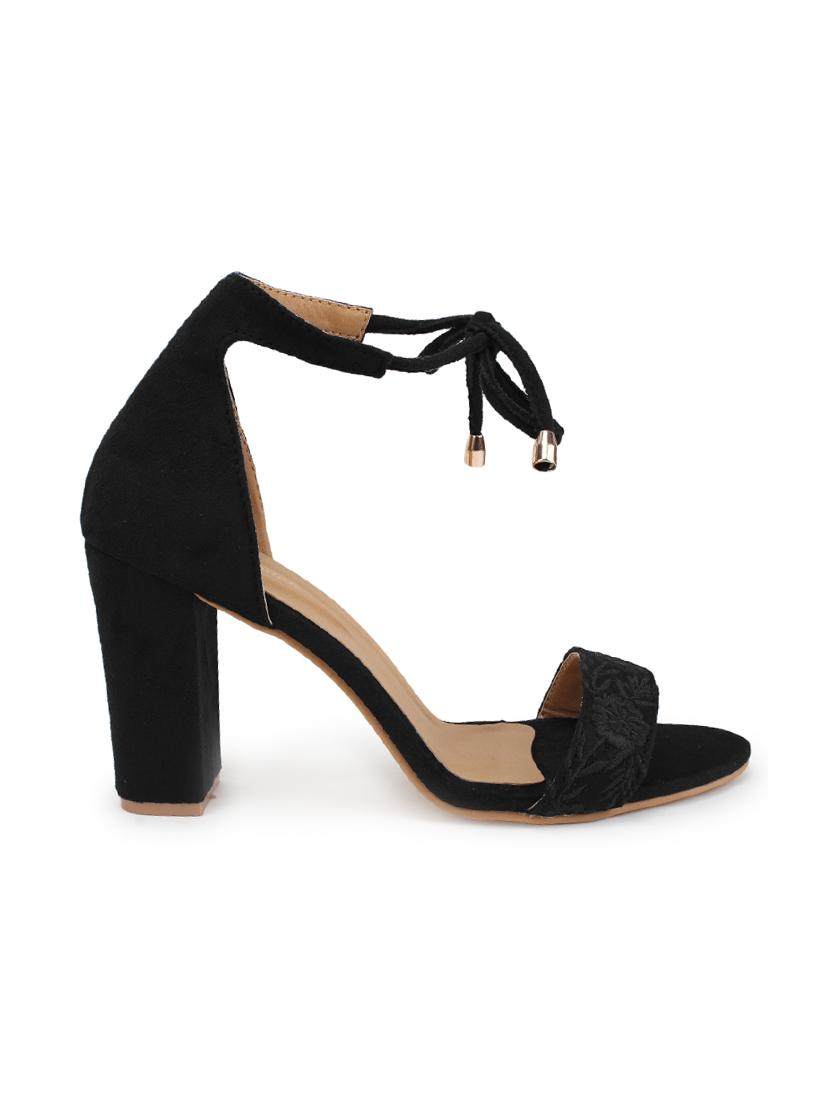 black ankle strap sandals - 15572059 - Zoom Image - 2