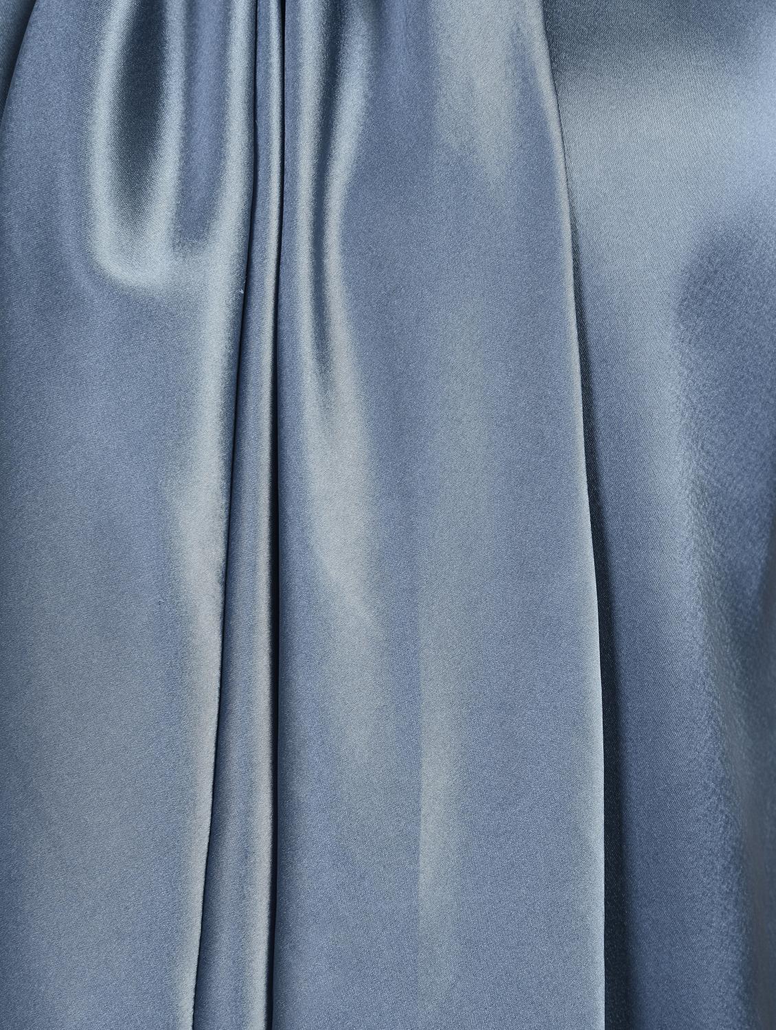 satin bow tie neck top - 15572201 - Zoom Image - 5