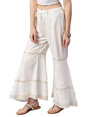 gota patti flared sharara - 15572553 - Standard Image - 2