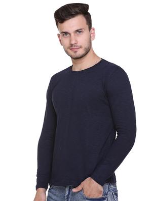 navy blue cotton t-shirt - 15573797 - Standard Image - 2