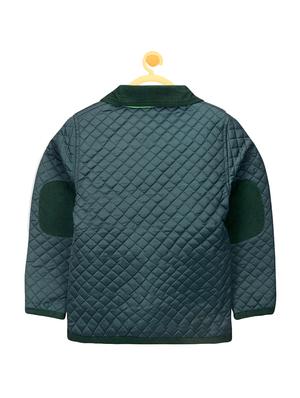 green polyester quilted jacket - 15573912 - Standard Image - 2