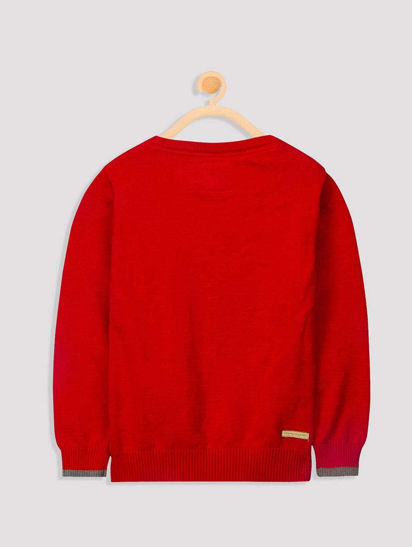 red wool blend sweater - 15573916 - Zoom Image - 2
