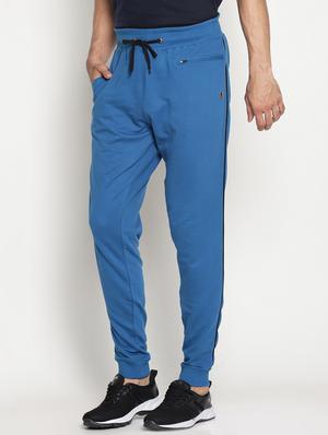 blue cotton joggers - 15573963 - Standard Image - 2
