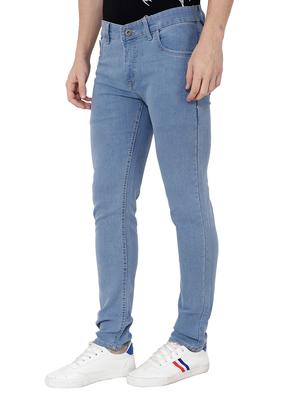 blue cotton plain jeans - 15574065 - Standard Image - 2
