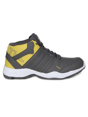 grey leatherette sport shoes - 15575791 - Standard Image - 2