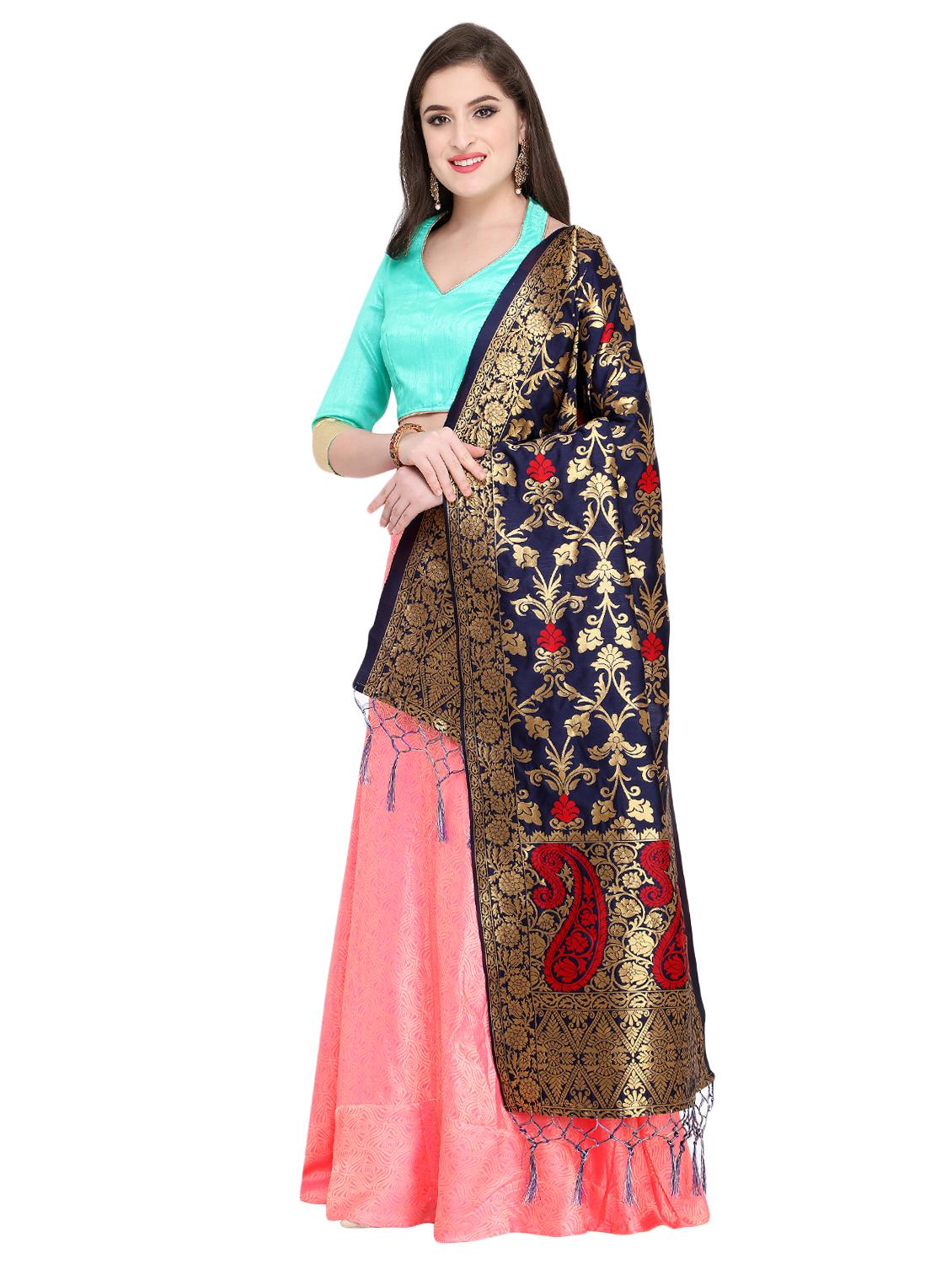 Self-design flared lehenga - 15576357 - Zoom Image - 2