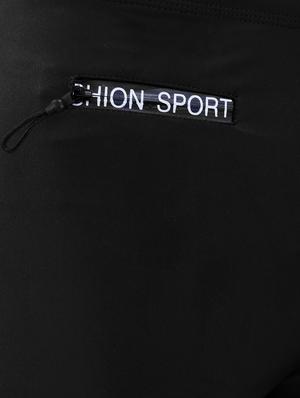 black polyester aquashorts - 15577409 - Standard Image - 5