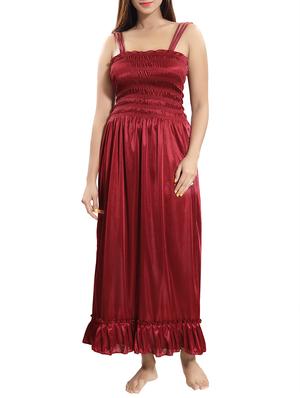 gathered detail sleeprobe and nighty set - 15577642 - Standard Image - 5