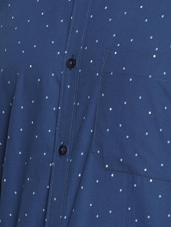 blue cotton casual shirt - 15578338 - Zoom Image - 5
