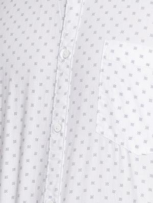 white cotton casual shirt - 15578340 - Standard Image - 5