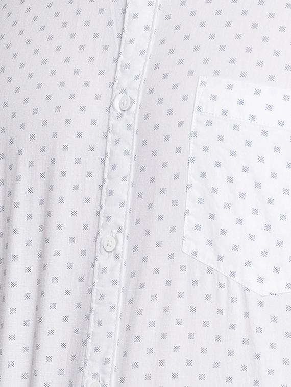 white cotton casual shirt - 15578340 - Zoom Image - 5