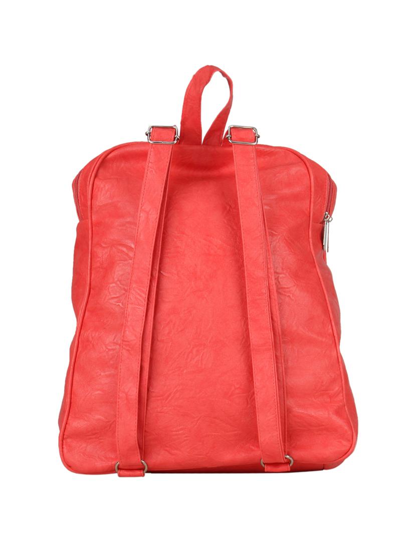 red leatherette (pu) fashion backpack - 15578518 - Zoom Image - 2