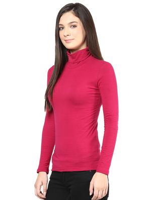 turtle neck knitted top - 15581567 - Standard Image - 2