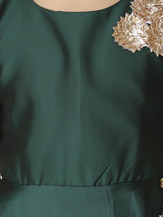 green silk blend suit set - 15581865 - Zoom Image - 5