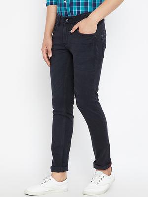 black denim plain jeans - 15583026 - Standard Image - 2