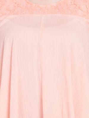 laced yoke bell sleeved flared top - 15583352 - Standard Image - 5