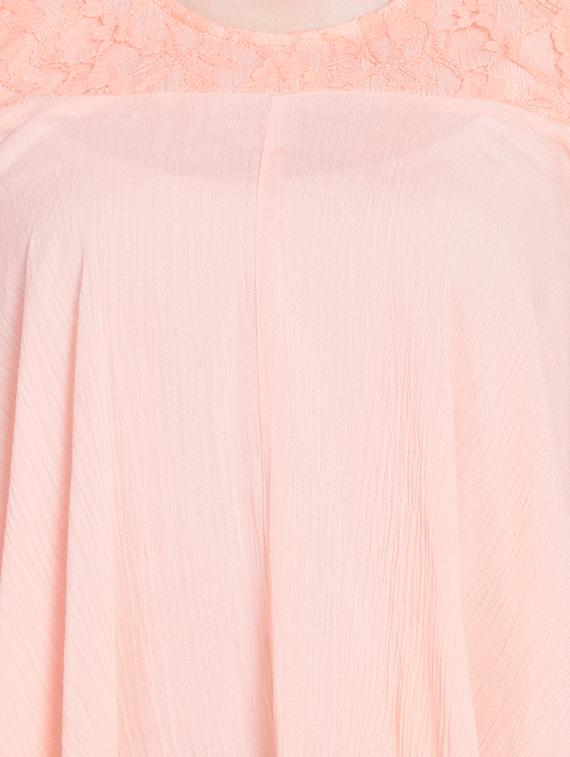 laced yoke bell sleeved flared top - 15583352 - Zoom Image - 5