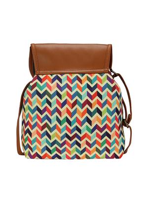 multi canvas regular sling bag - 15583891 - Standard Image - 2