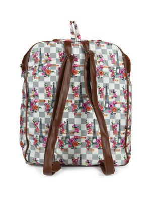 grey leatherette (pu) regular backpack - 15584065 - Standard Image - 2