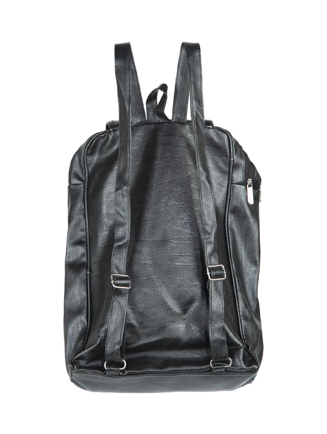 black leatherette (pu) regular backpack - 15584071 - Zoom Image - 2