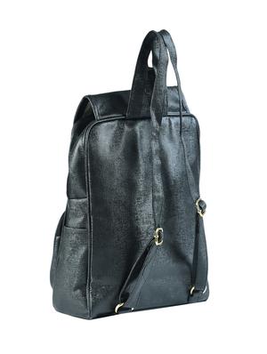 black leatherette (pu) fashion backpack - 15584085 - Standard Image - 2