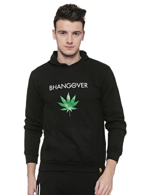 black chest print sweatshirt - 15584951 - Standard Image - 1