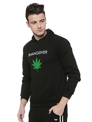 black chest print sweatshirt - 15584951 - Standard Image - 2