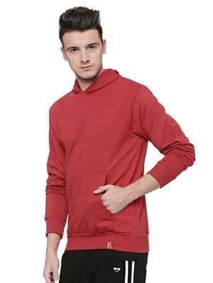red cotton sweatshirt - 15584958 - Standard Image - 2