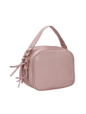 pink leatherette (pu) regular sling bag - 15586088 - Standard Image - 2