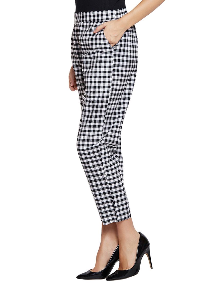 checkered ankle trouser - 15601560 - Zoom Image - 2