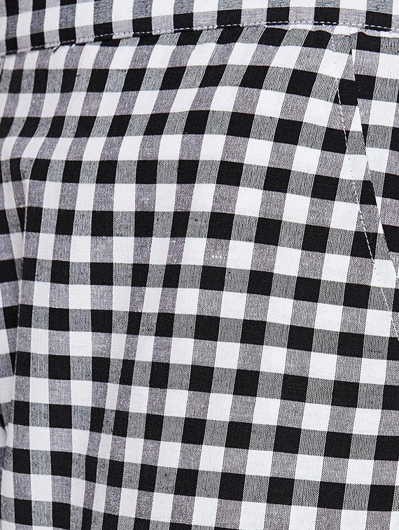 checkered ankle trouser - 15601560 - Zoom Image - 5
